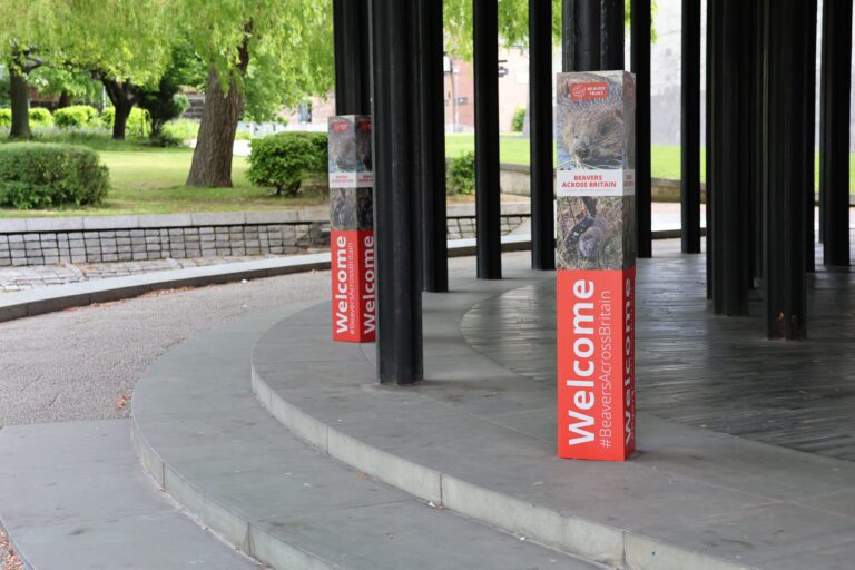 External signage welcoming delegates to the Civic Centre